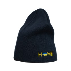 Шапка coFEE з принтом мапа України HOME темно-синя - 3000-14/5 Шапка coFEE з принтом мапа України HOME темно-синя - 3000-14/5