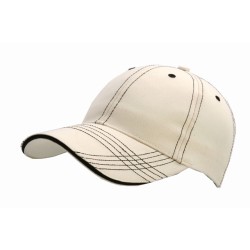 Кепка coFEE Trendy кремова/чорна - 4051-22 CO Кепка coFEE Trendy кремова/чорна - 4051-22 CO